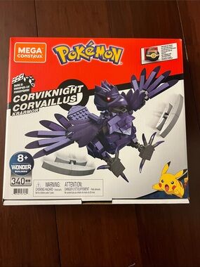 Mega Construx Pokemon Corviknight Corvaillus Krarmor